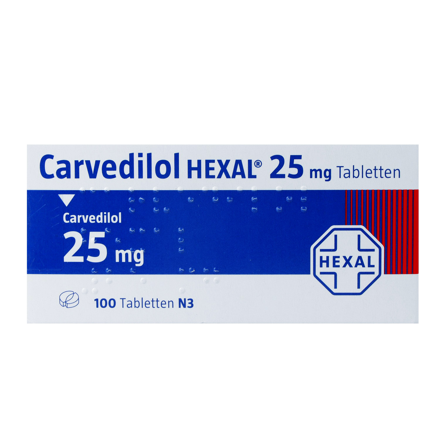 CARVEDILOL HEXAL 25 mg Tabletten