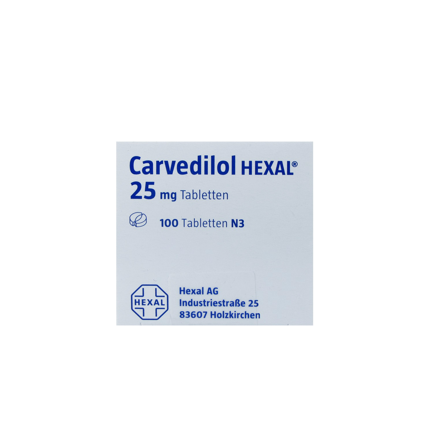 CARVEDILOL HEXAL 25 mg Tabletten