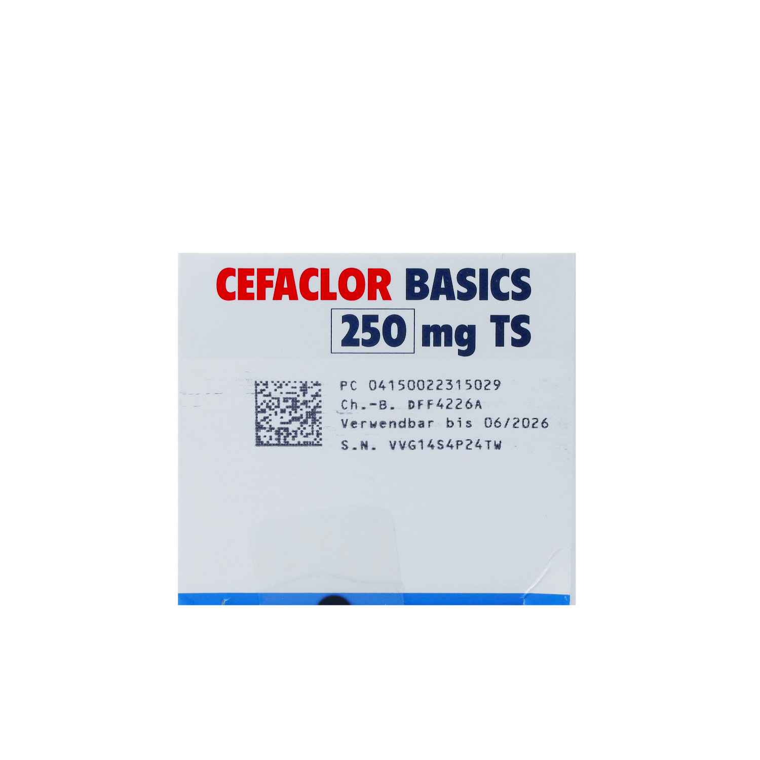 CEFACLOR BASICS 250 mg TS Gran.z.Susp.-Herstell.