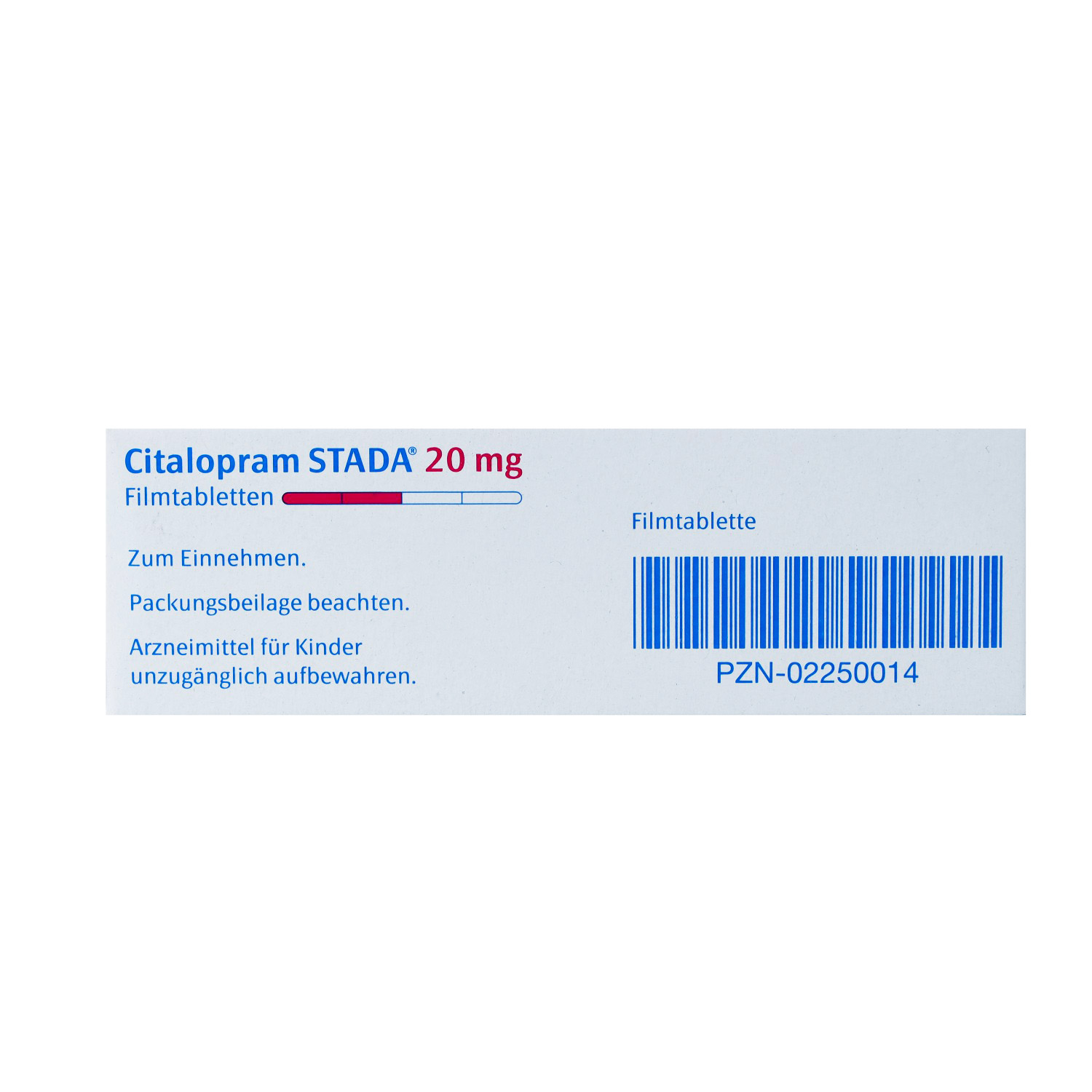 CITALOPRAM STADA 20 mg Filmtabletten
