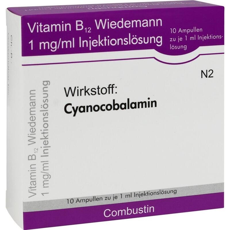 VITAMIN B12 WIEDEMANN 1 mg/ml Injektionslsg.Amp.