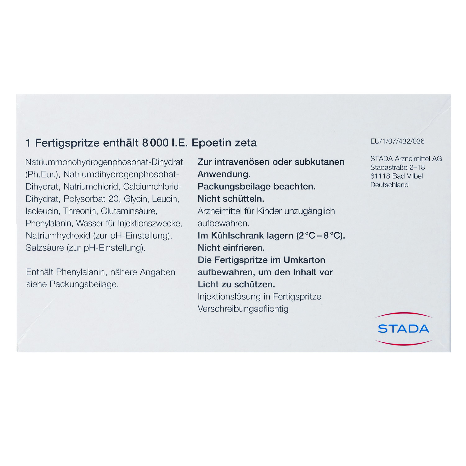 SILAPO 8.000 I.E./0,8 ml Inj.-Lösung Fertigspr.
