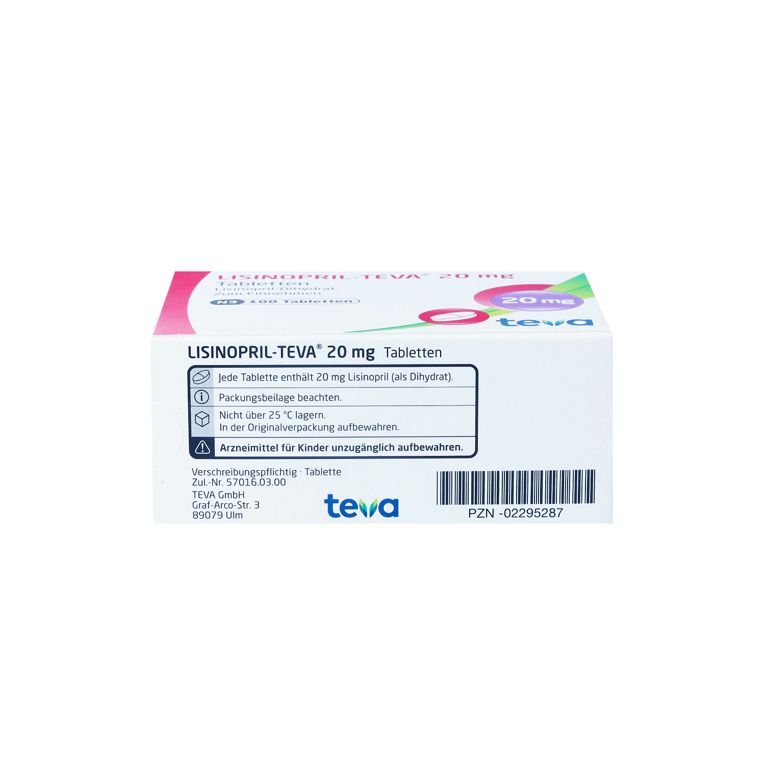 LISINOPRIL Teva 20 mg Tabletten