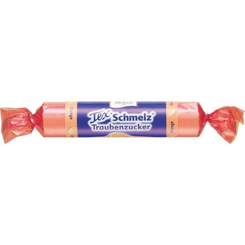 SOLDAN Tex Schmelz Traubenzucker Orange Rolle