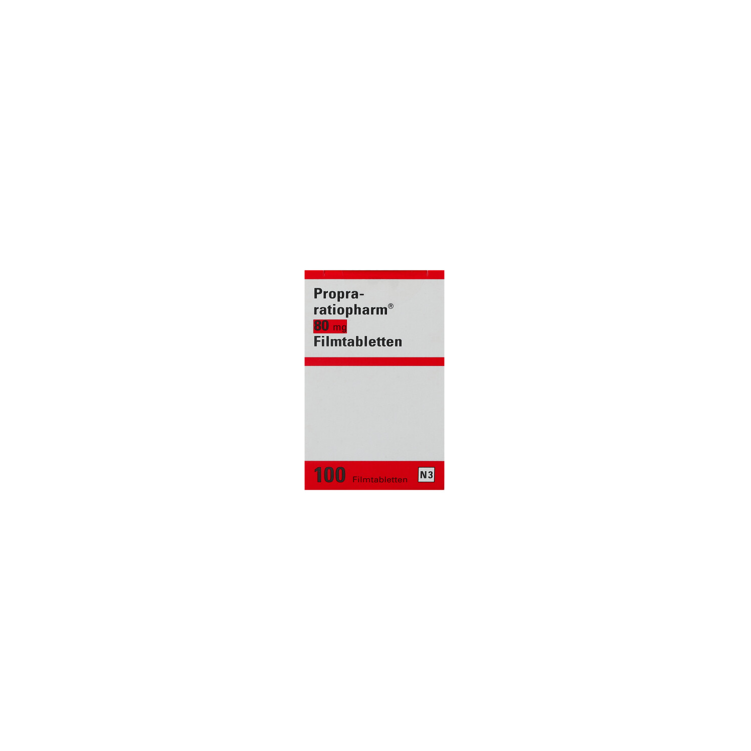 PROPRA-ratiopharm 80 mg Filmtabletten