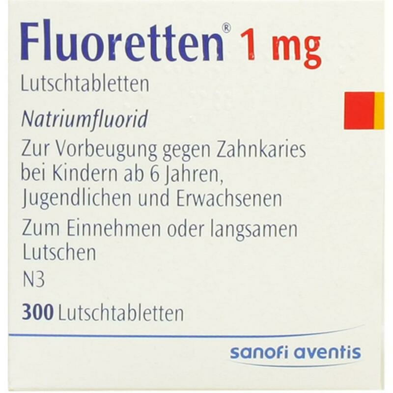 FLUORETTEN 1,0 mg Tabletten
