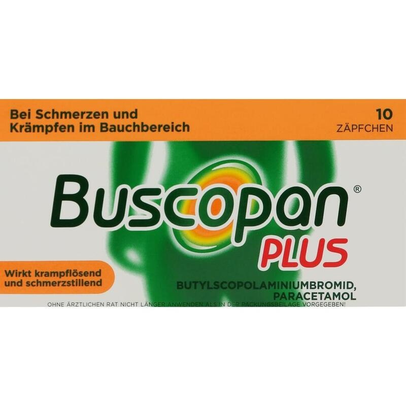 BUSCOPAN plus 10 mg/800 mg Suppositorien