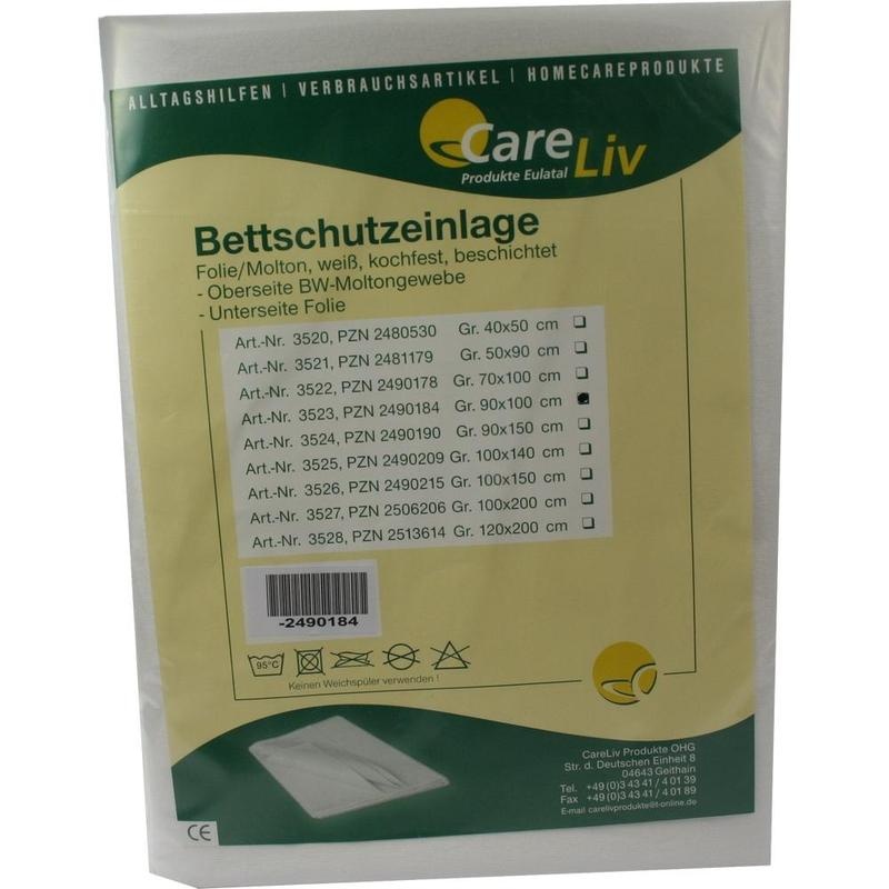 BETTSCHUTZEINLAGE Folie Molton 90x100 cm
