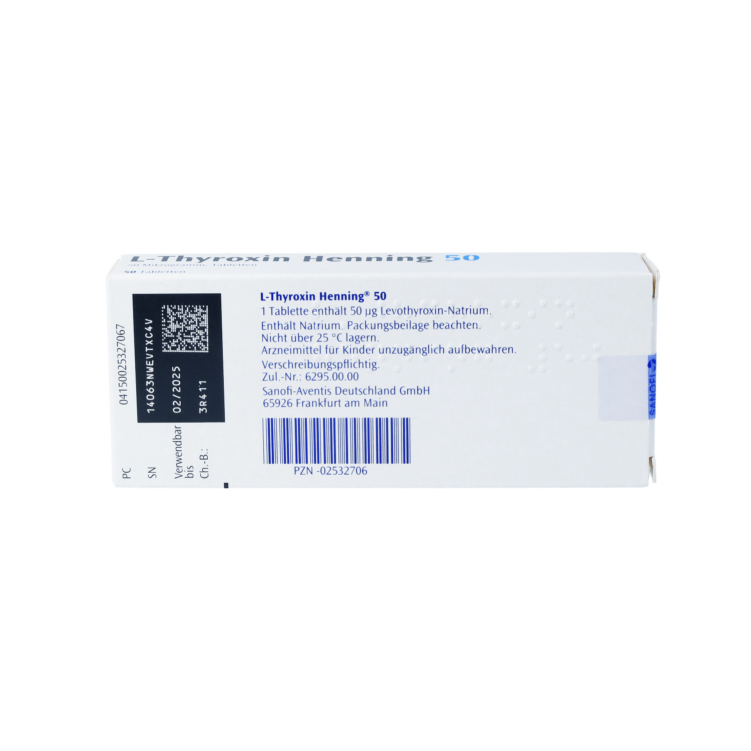 L-THYROXIN 50 Henning Tabletten