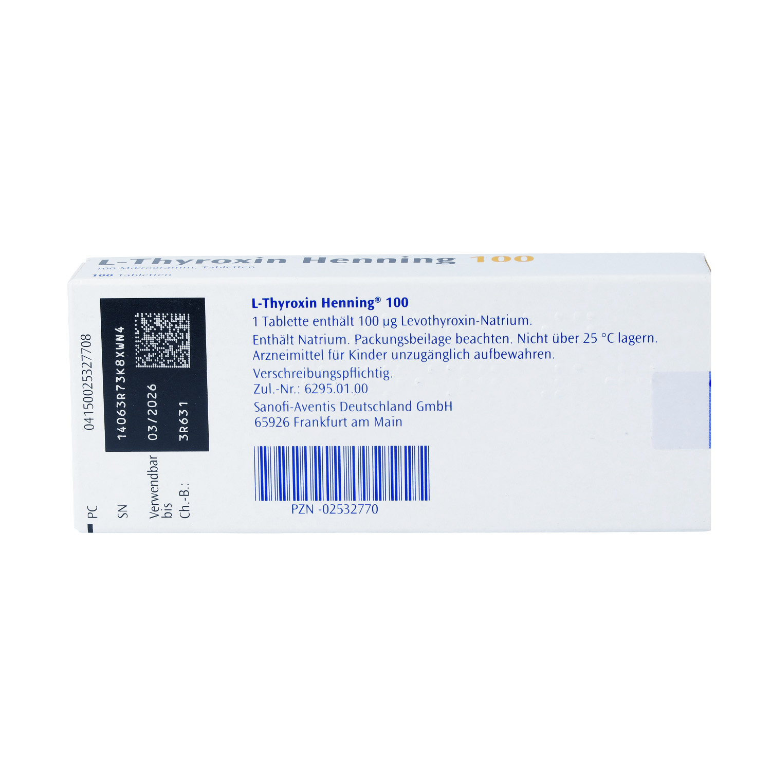 L-THYROXIN 100 Henning Tabletten