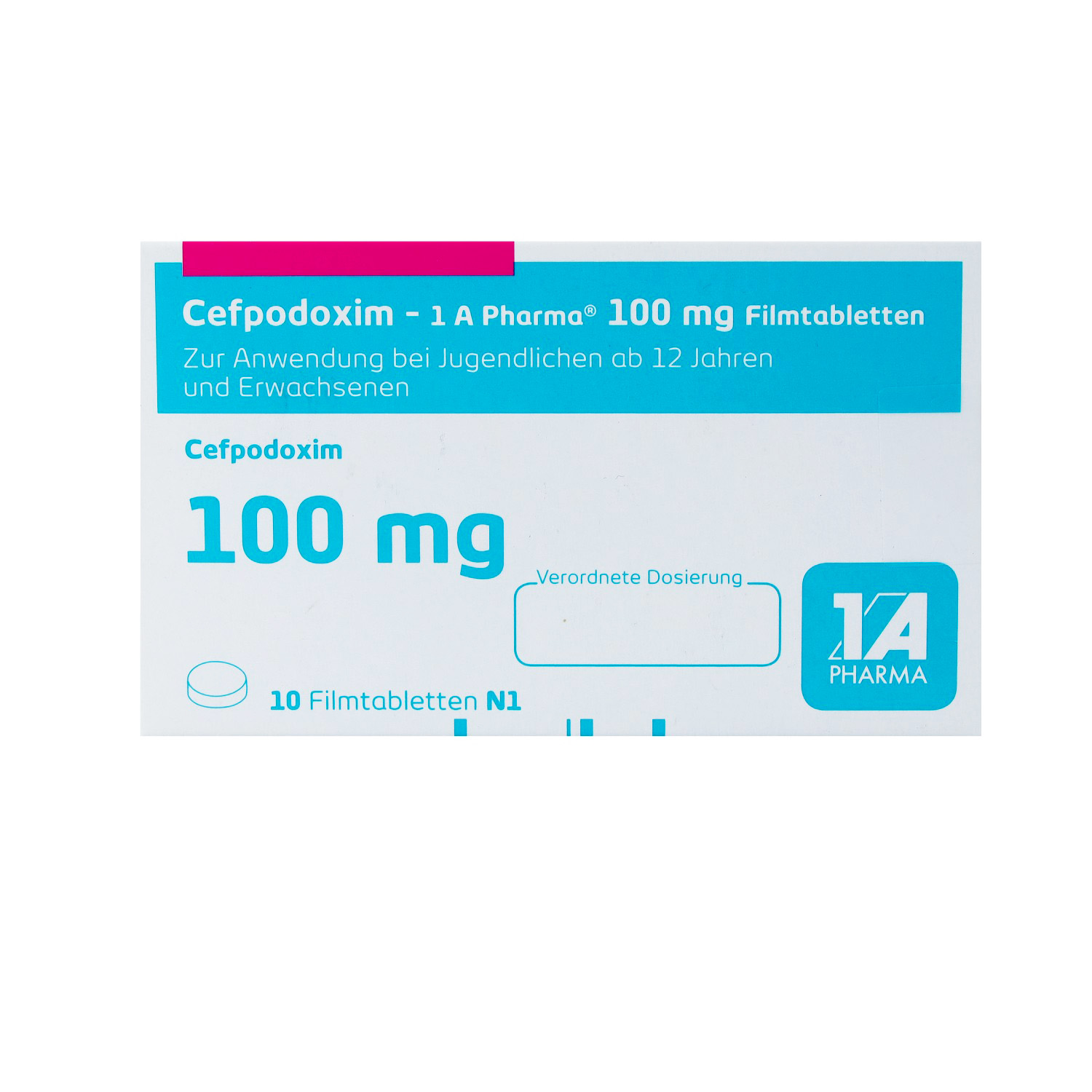 CEFPODOXIM-1A Pharma 100 mg Filmtabletten