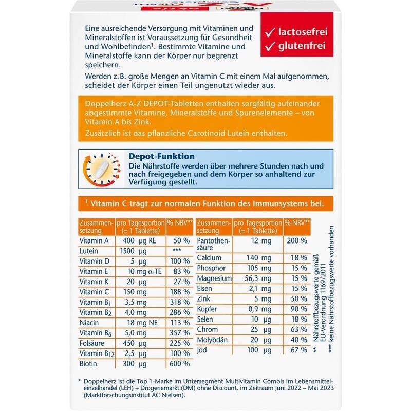 DOPPELHERZ A-Z Depot Tabletten