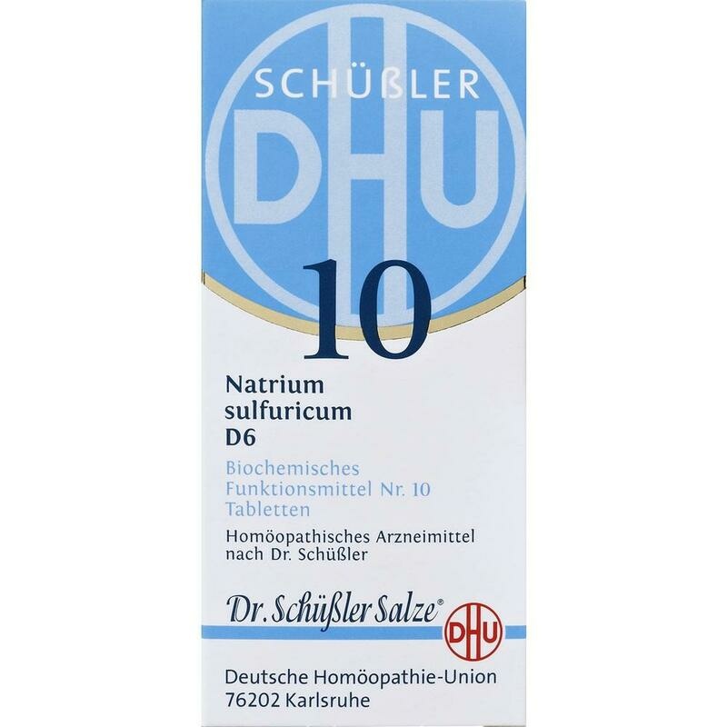 BIOCHEMIE DHU 10 Natrium sulfuricum D 6 Tabletten