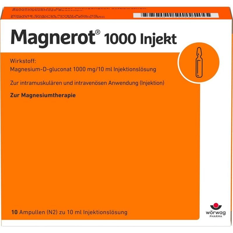 MAGNEROT 1000 Injekt Ampullen
