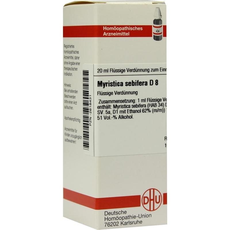 MYRISTICA SEBIFERA D 8 Dilution