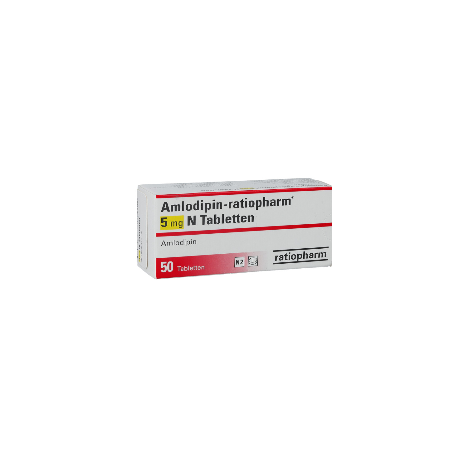 AMLODIPIN-ratiopharm 5 mg N Tabletten
