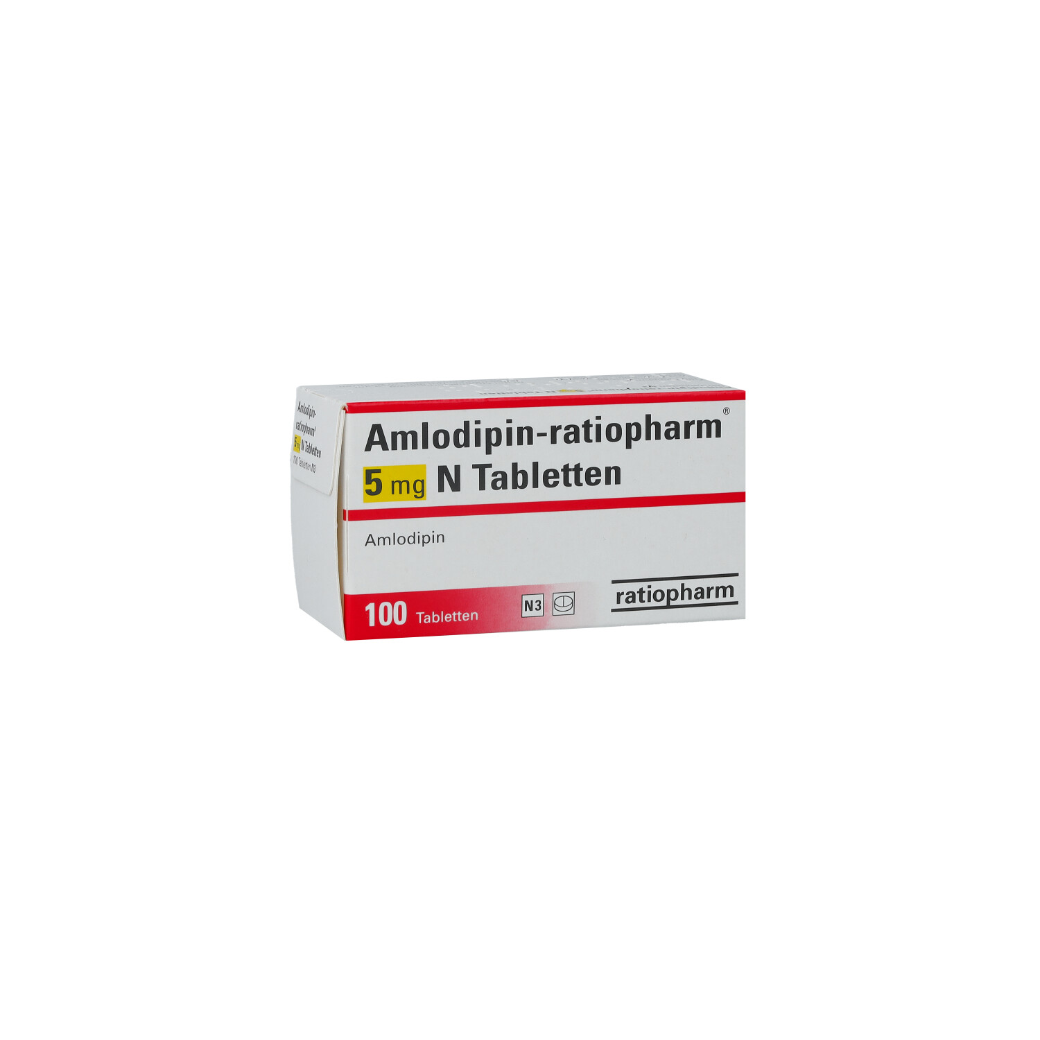 AMLODIPIN-ratiopharm 5 mg N Tabletten