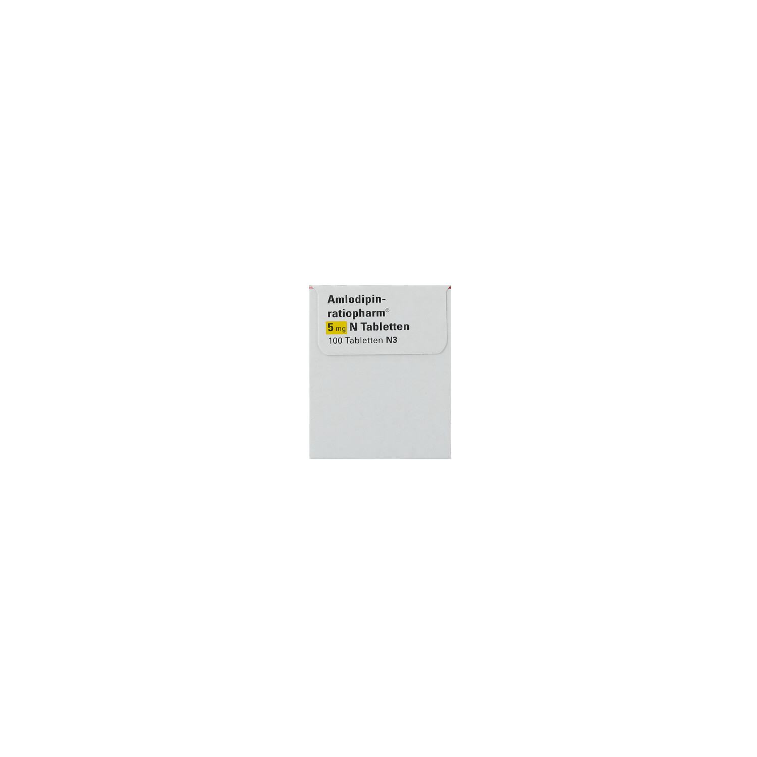 AMLODIPIN-ratiopharm 5 mg N Tabletten