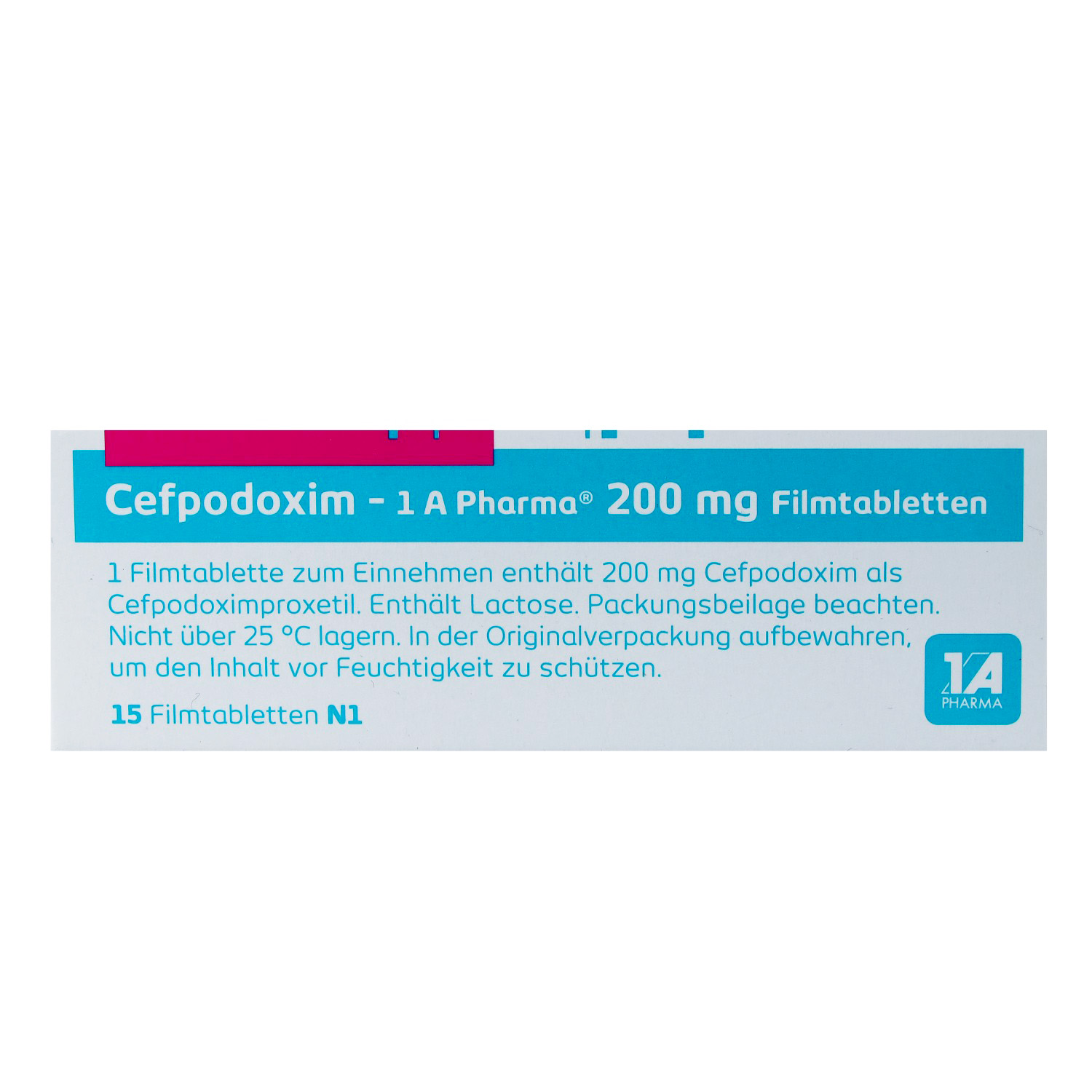 CEFPODOXIM-1A Pharma 200 mg Filmtabletten