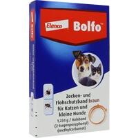 BOLFO Flohschutzband braun f.kleine Hunde/Katzen