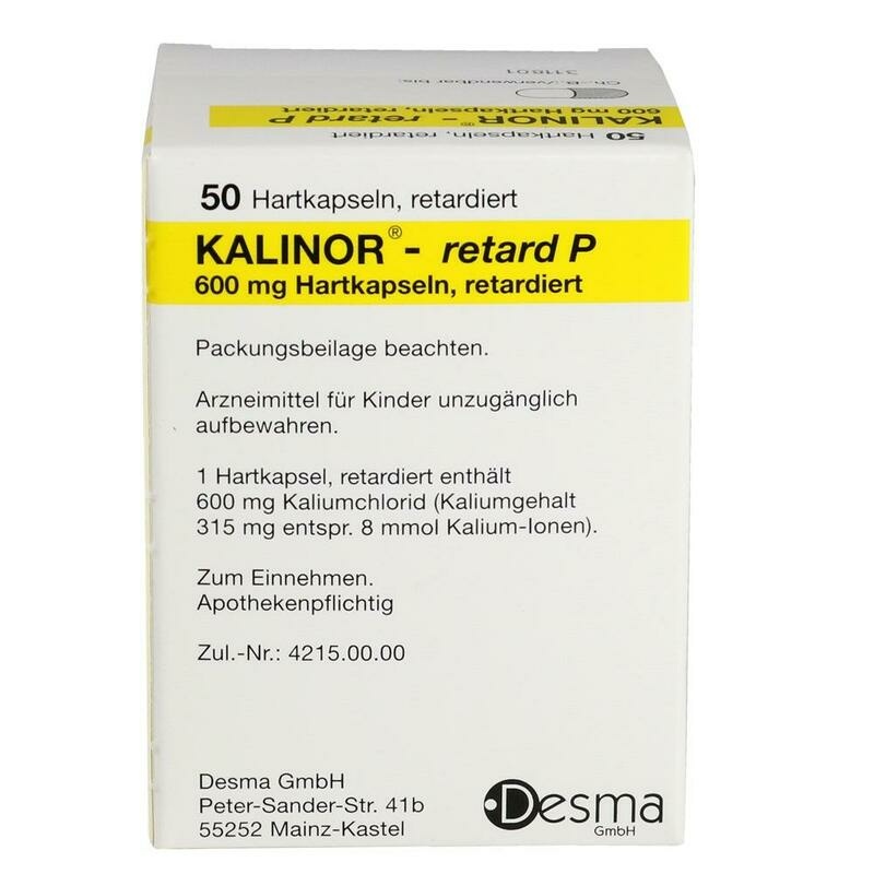 KALINOR retard P 600 mg Hartkapseln