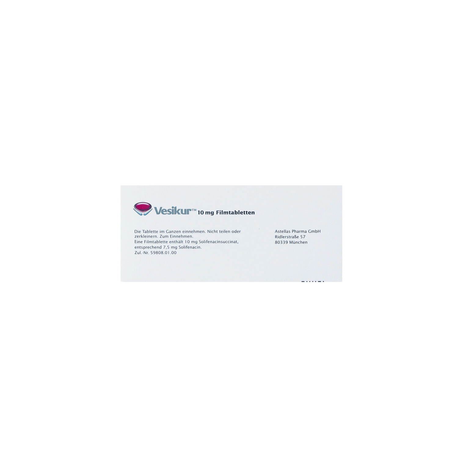 VESIKUR 10 mg Filmtabletten