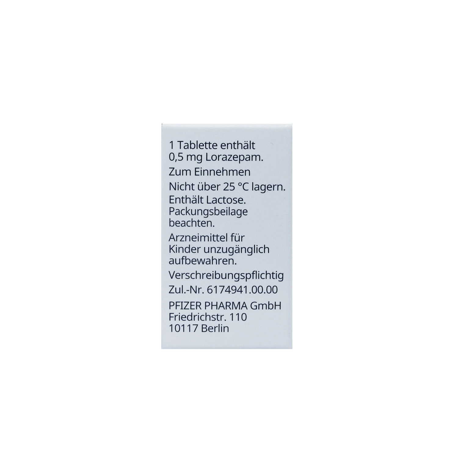 TAVOR 0,5 Tabletten
