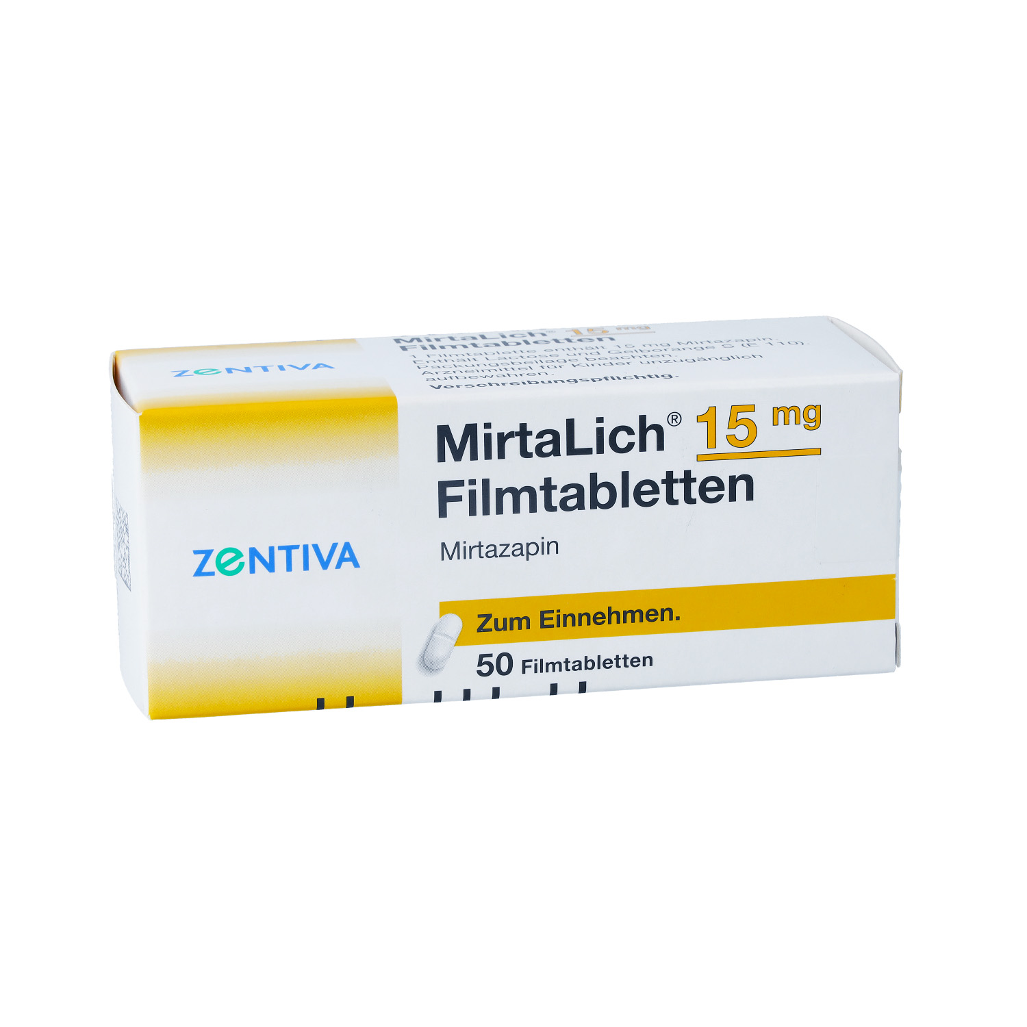 MIRTALICH 15 mg Filmtabletten