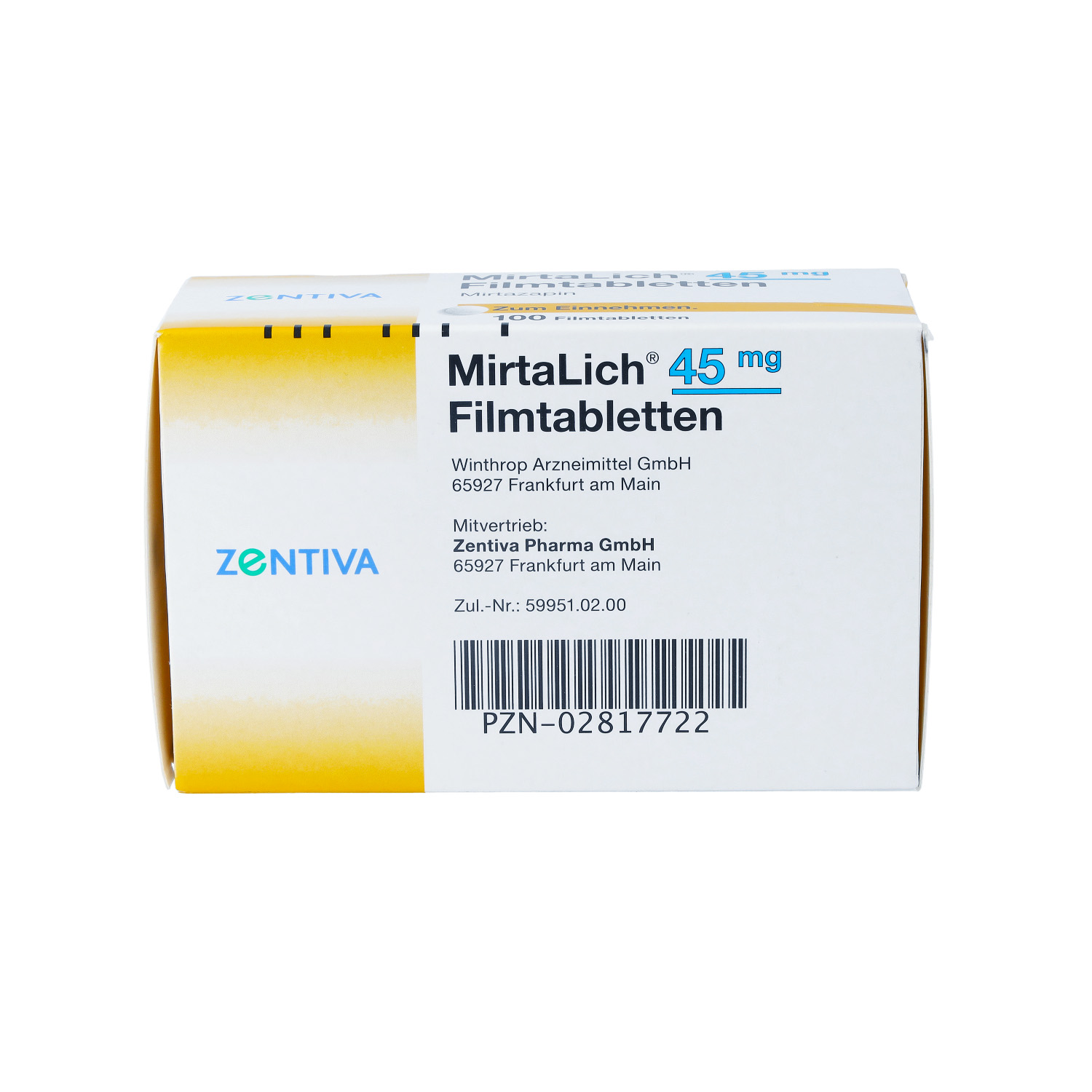 MIRTALICH 45 mg Filmtabletten