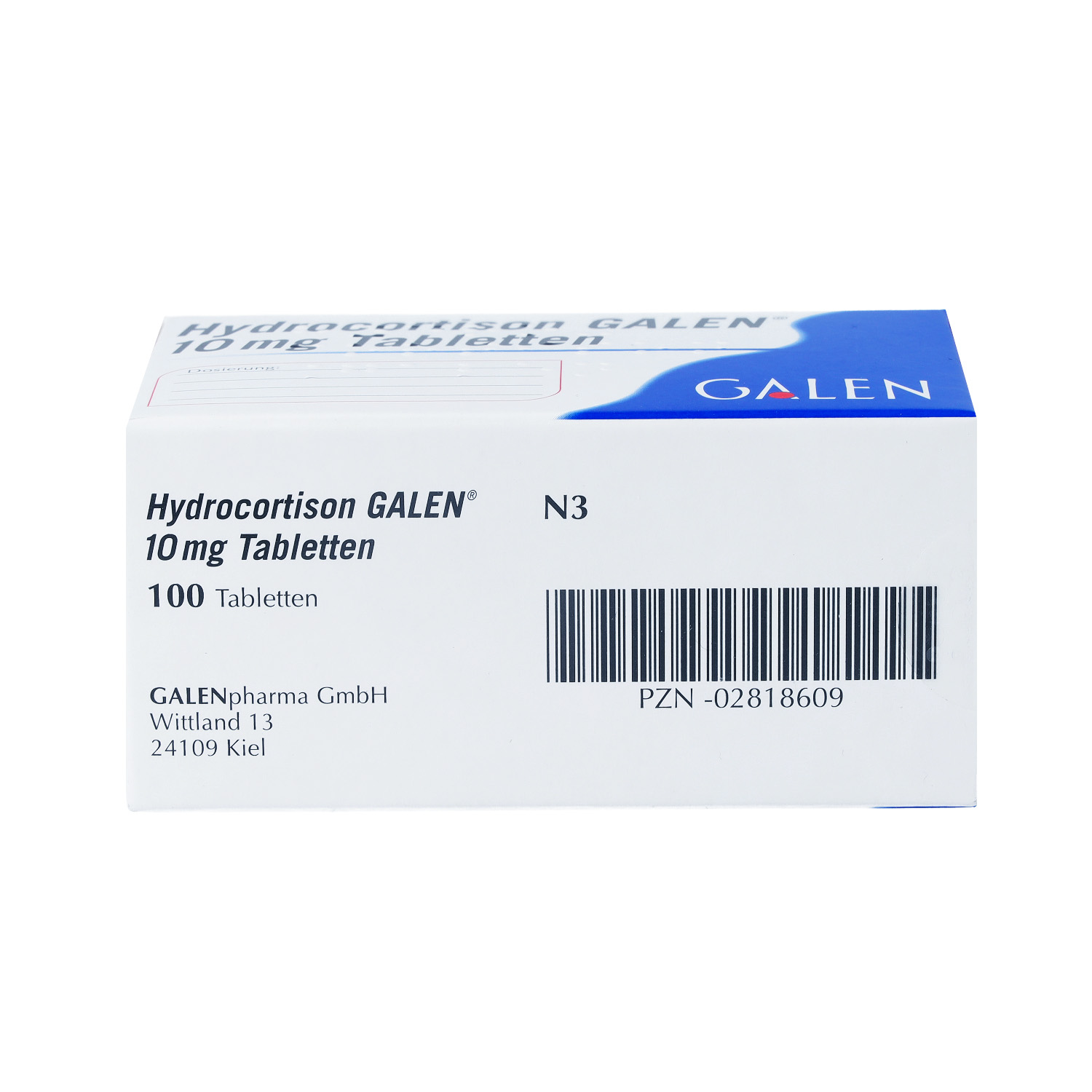 HYDROCORTISON GALEN 10 mg Tabletten