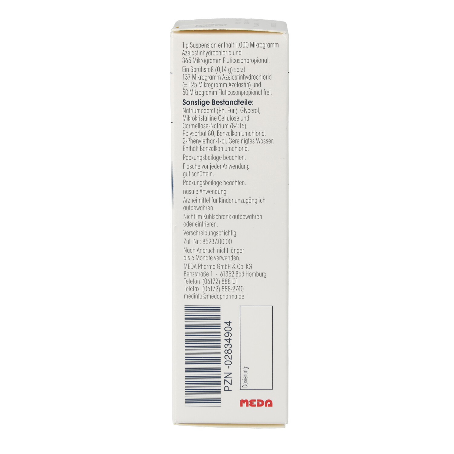 DYMISTA Nasenspray 137 μg/50 μg/Sprühstoß