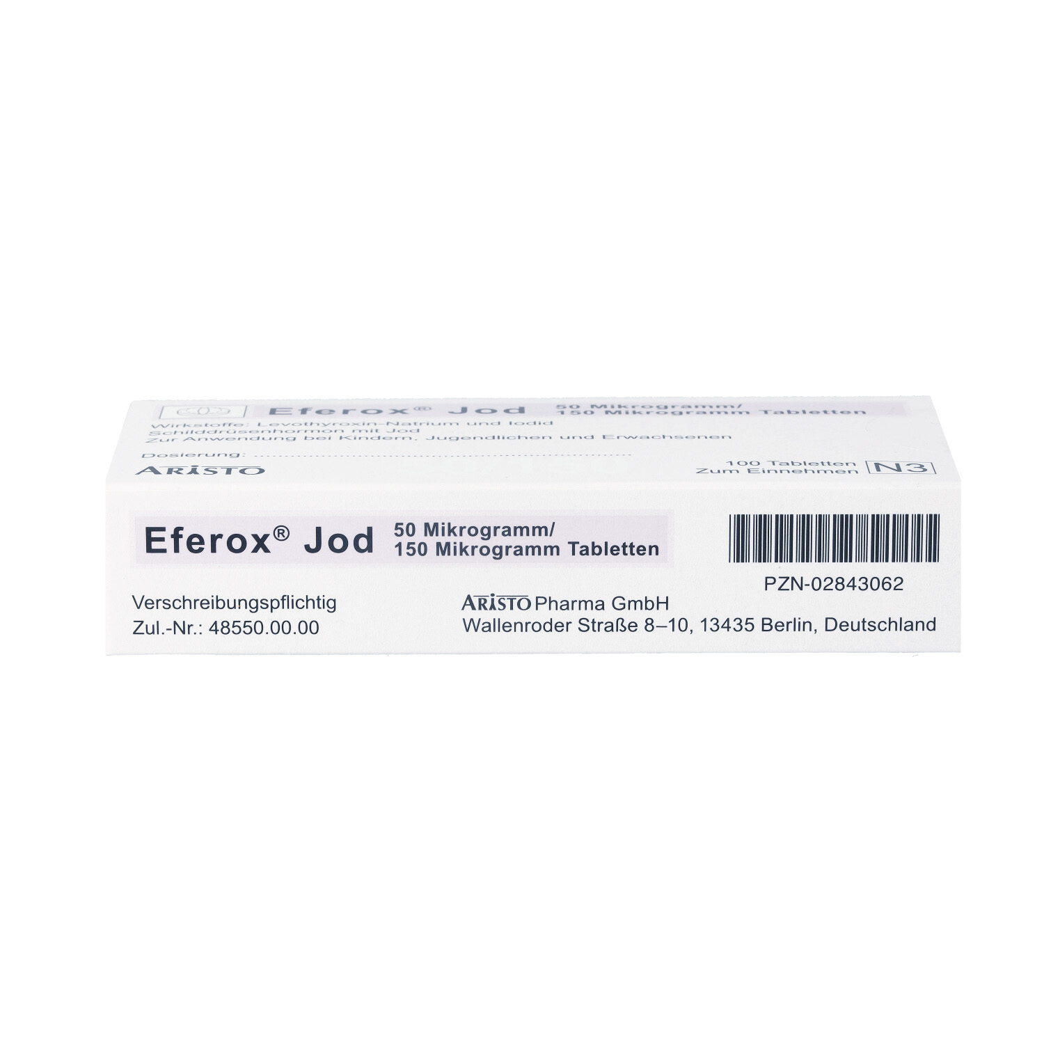 EFEROX Jod 50 μg/150 μg Tabletten