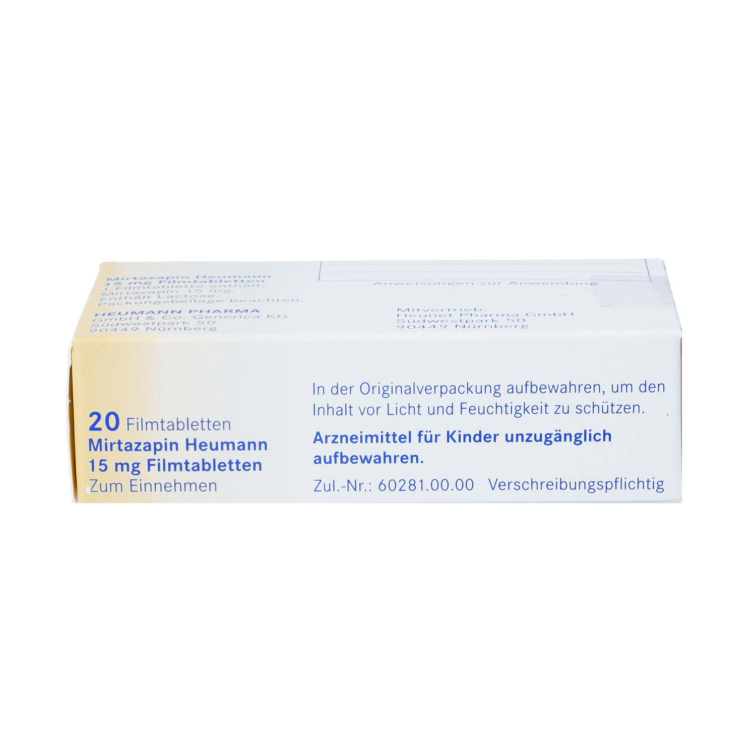 MIRTAZAPIN Heumann 15 mg Filmtabletten