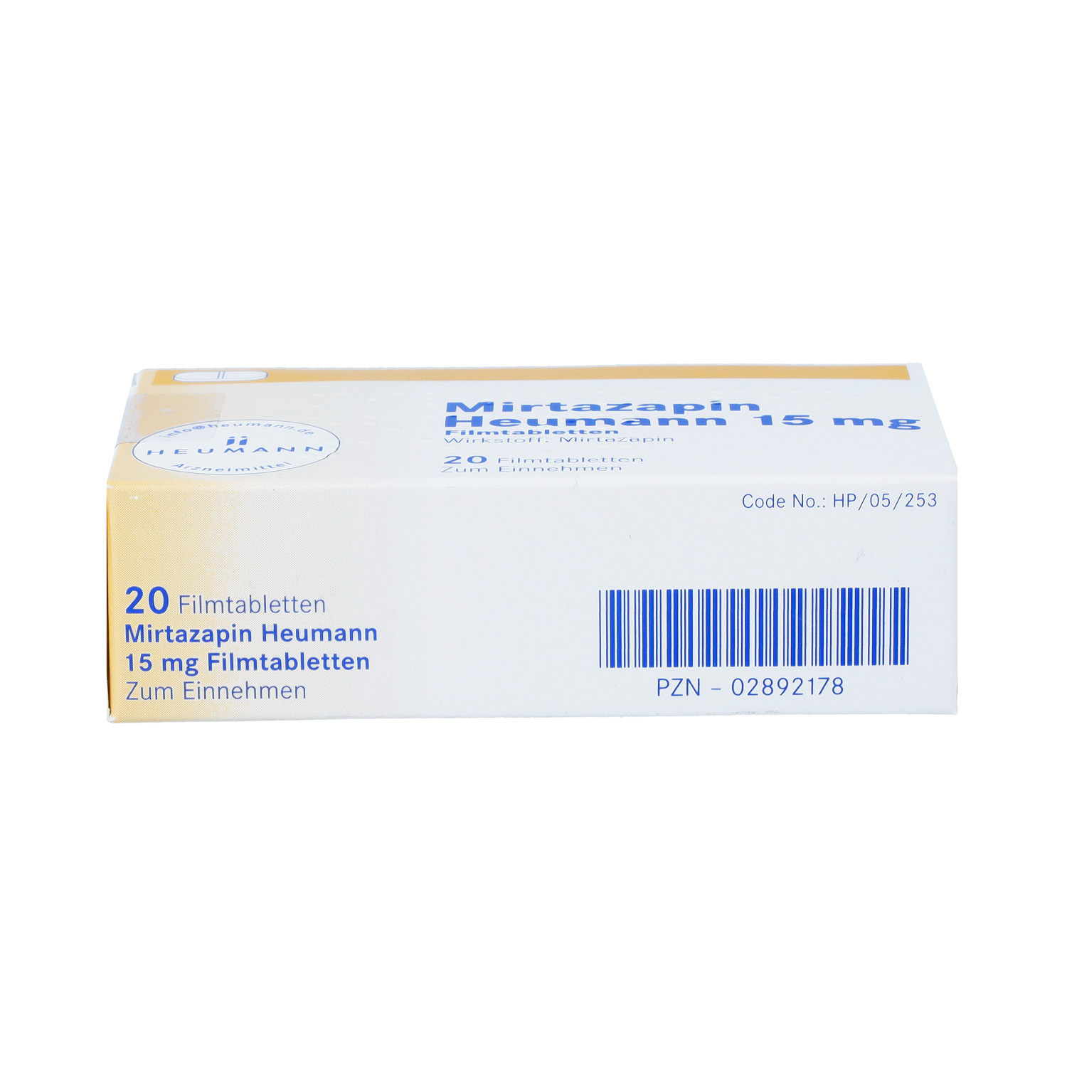 MIRTAZAPIN Heumann 15 mg Filmtabletten