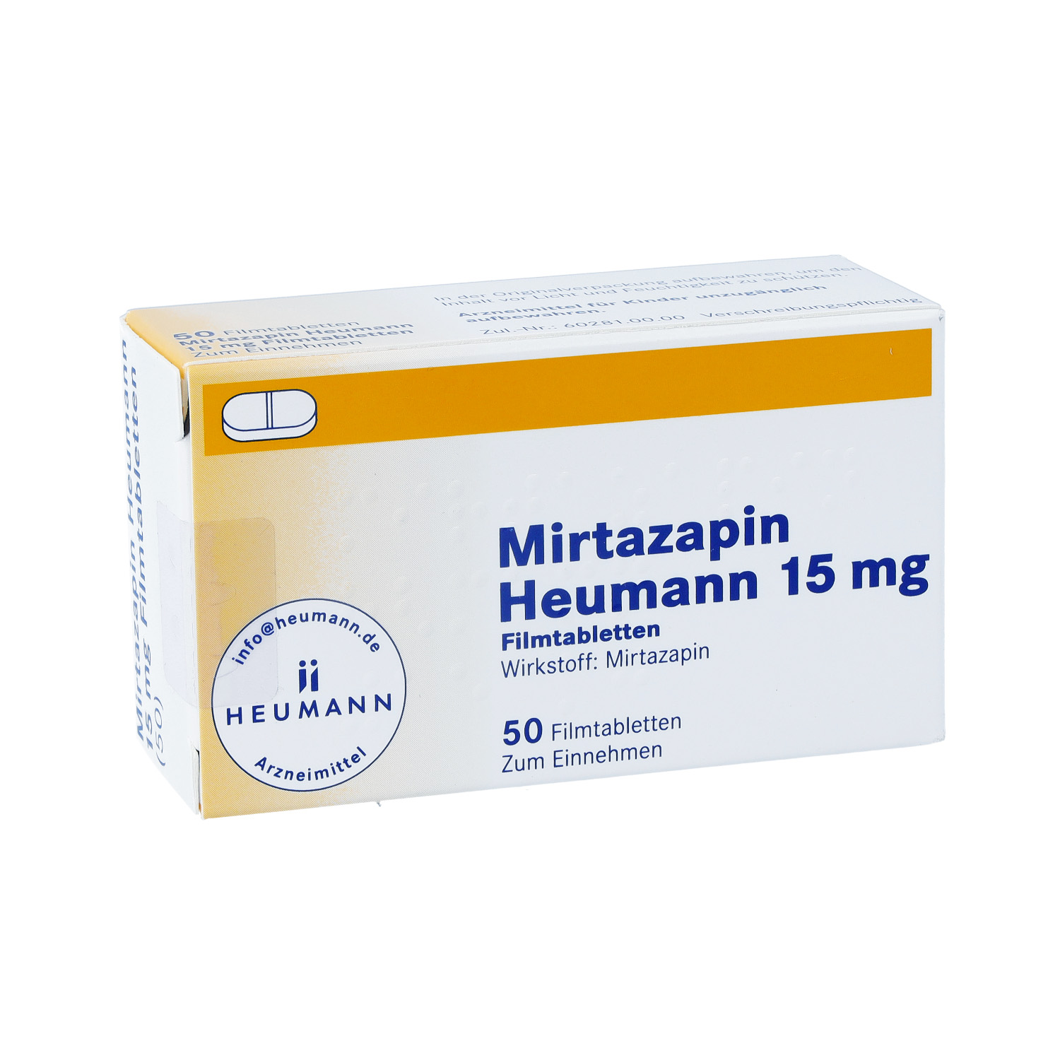 MIRTAZAPIN Heumann 15 mg Filmtabletten
