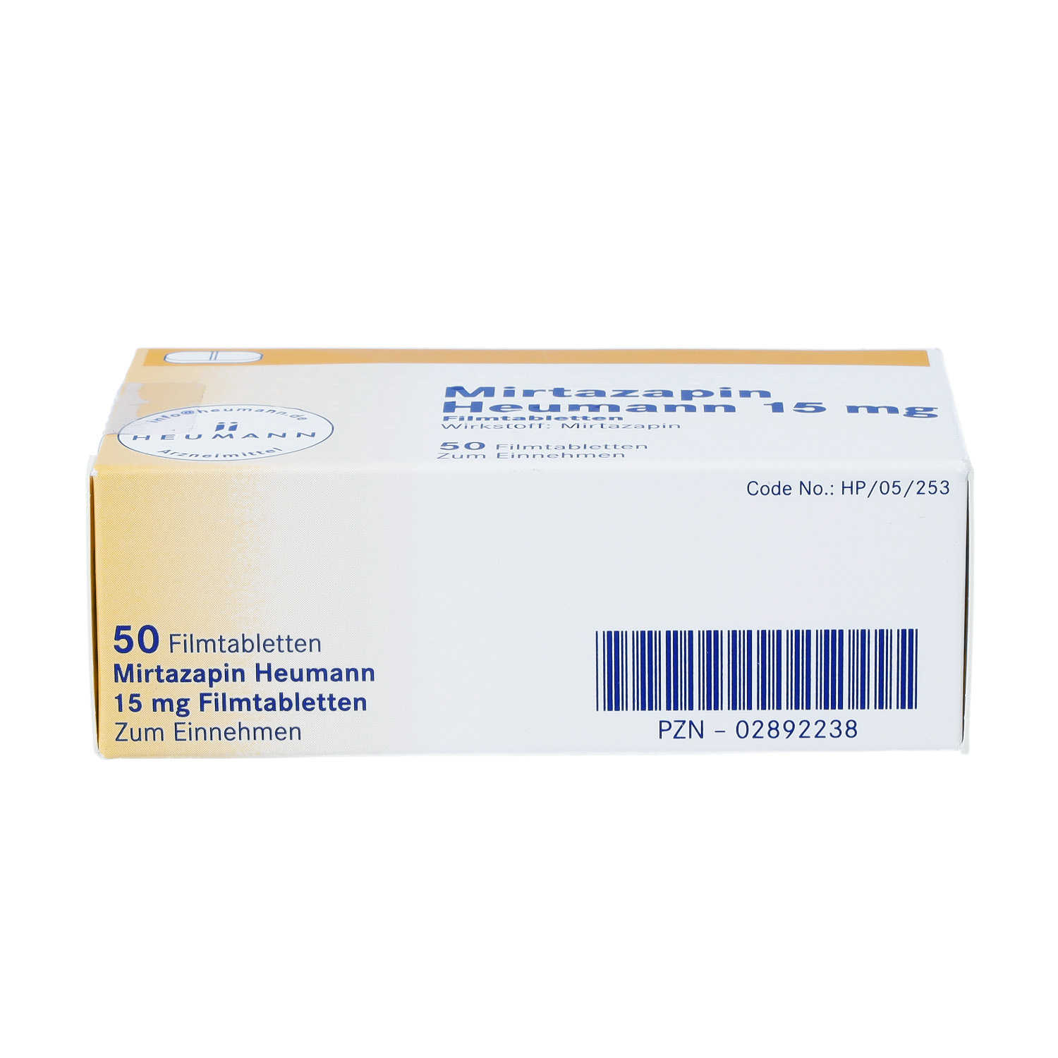 MIRTAZAPIN Heumann 15 mg Filmtabletten