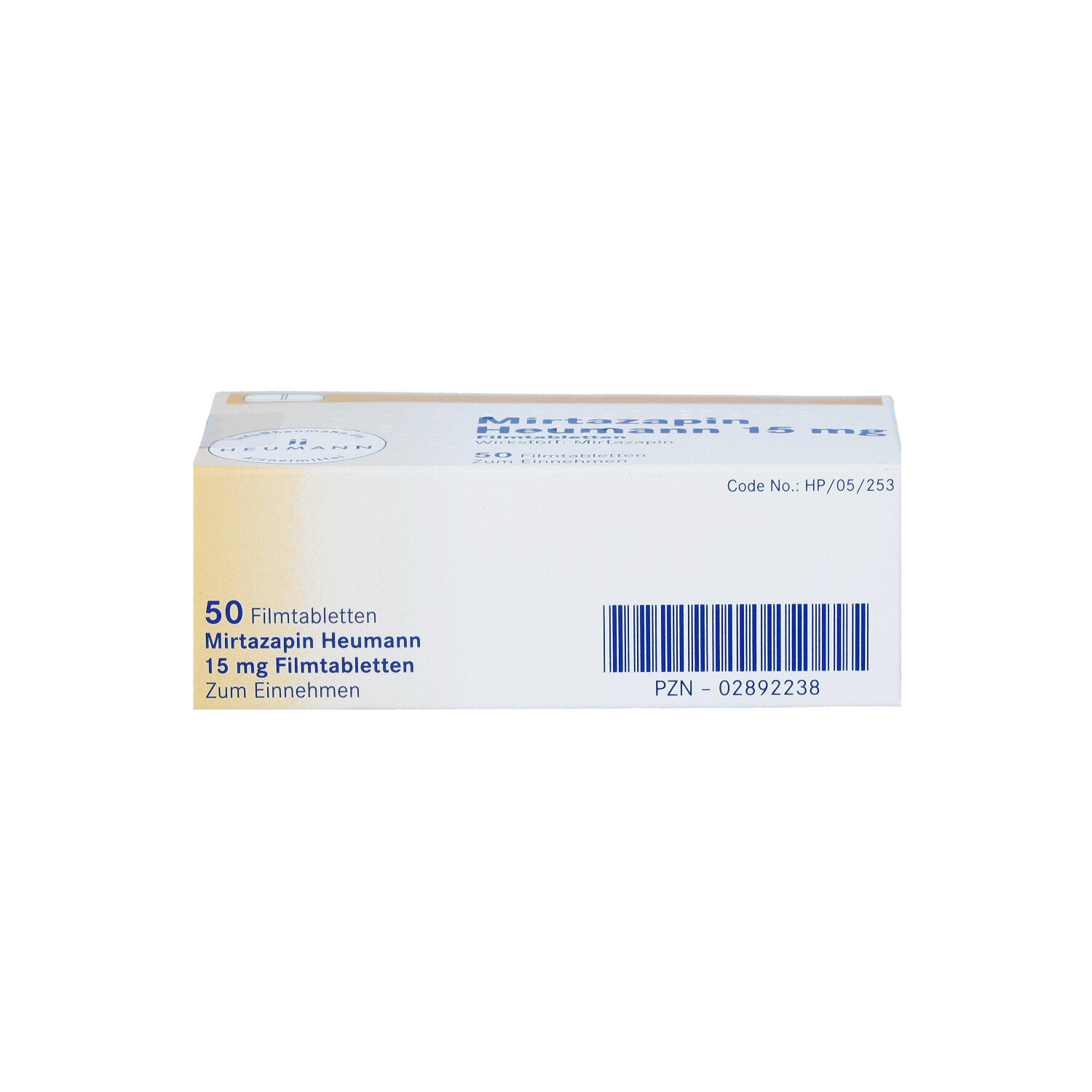 MIRTAZAPIN Heumann 15 mg Filmtabletten