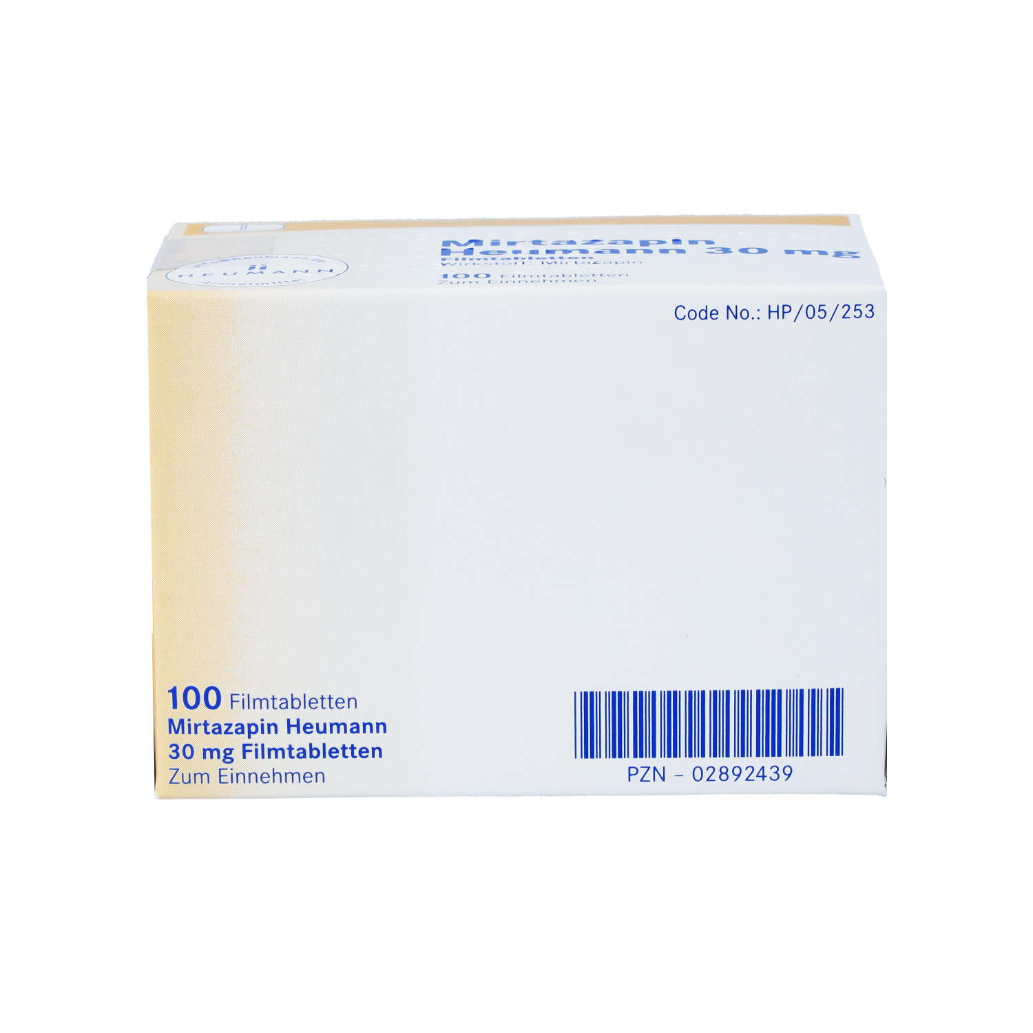 MIRTAZAPIN Heumann 30 mg Filmtabletten