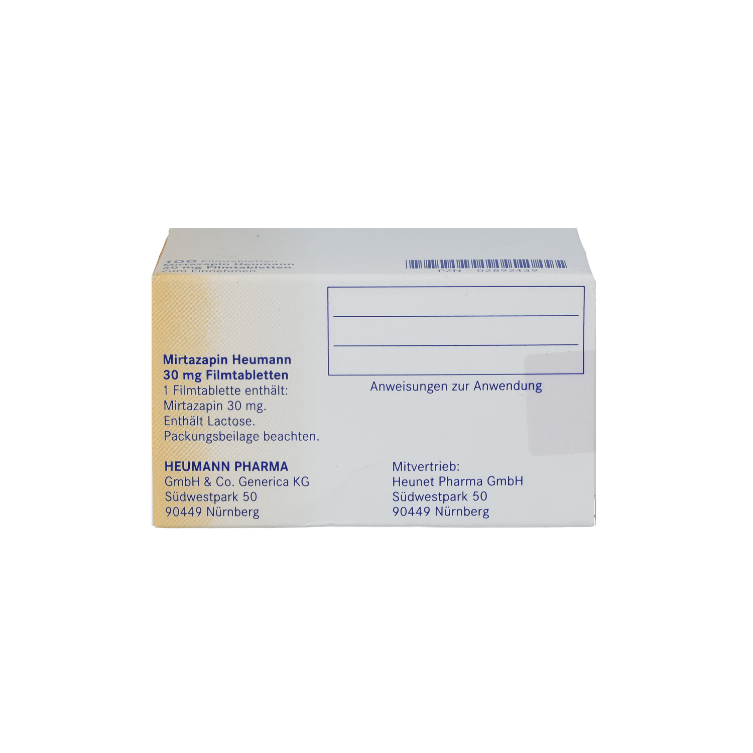 MIRTAZAPIN Heumann 30 mg Filmtabletten