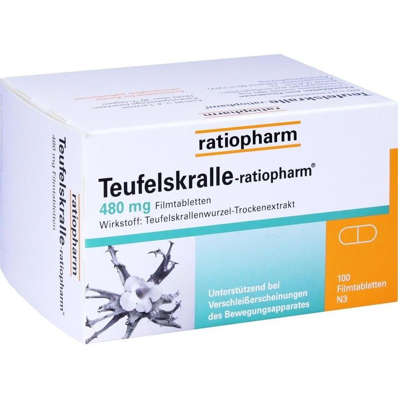 TEUFELSKRALLE-RATIOPHARM Filmtabletten