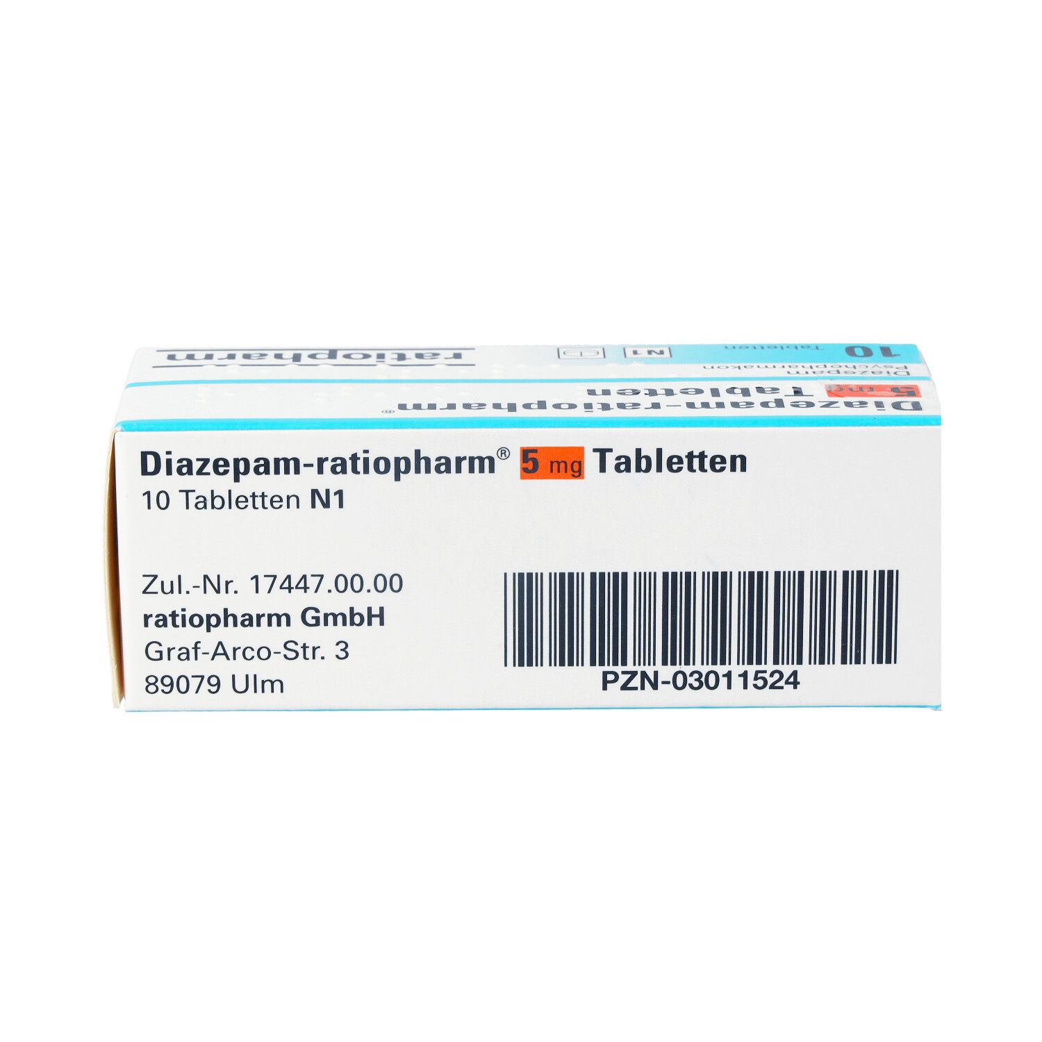 DIAZEPAM-ratiopharm 5 mg Tabletten