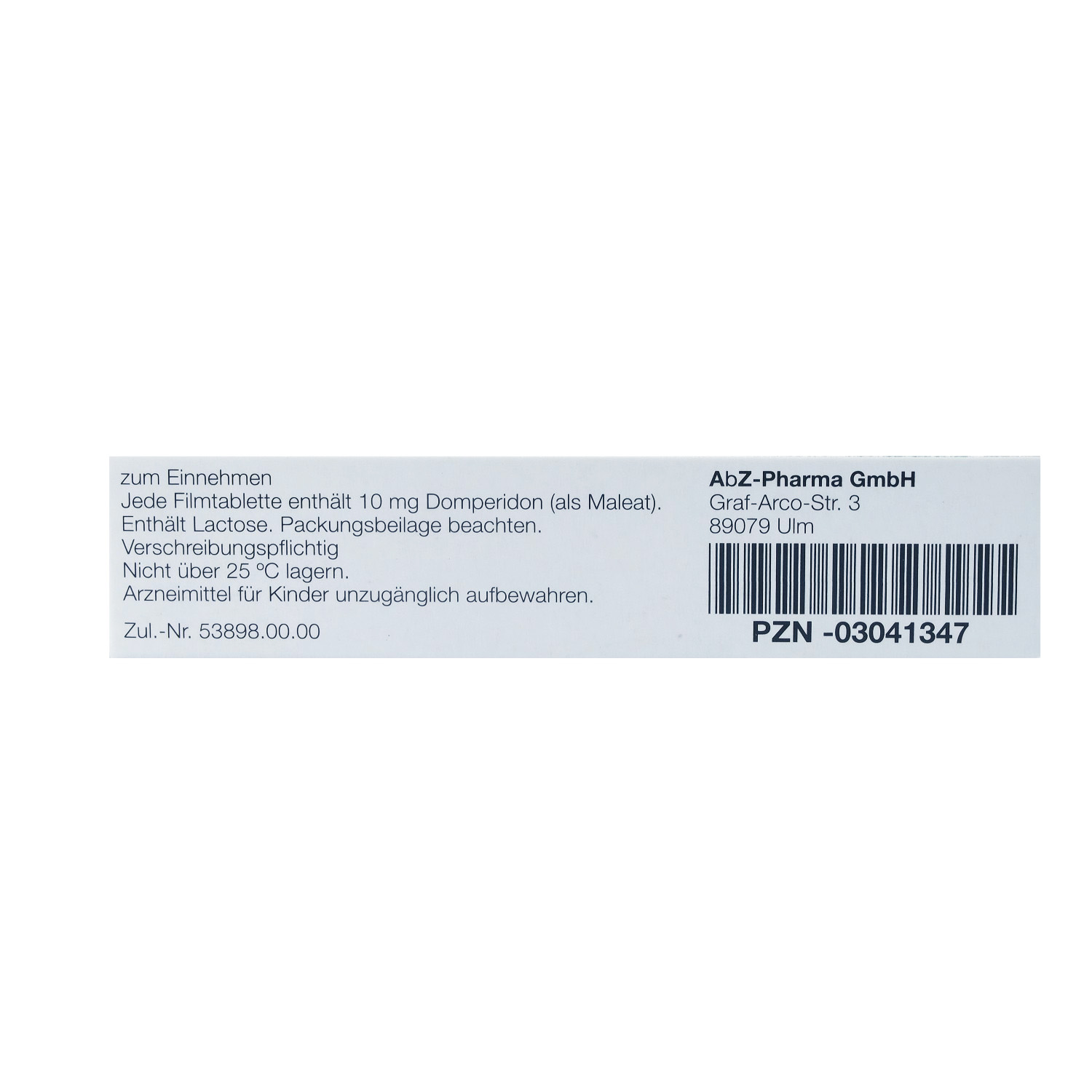 DOMPERIDON AbZ 10 mg Filmtabletten