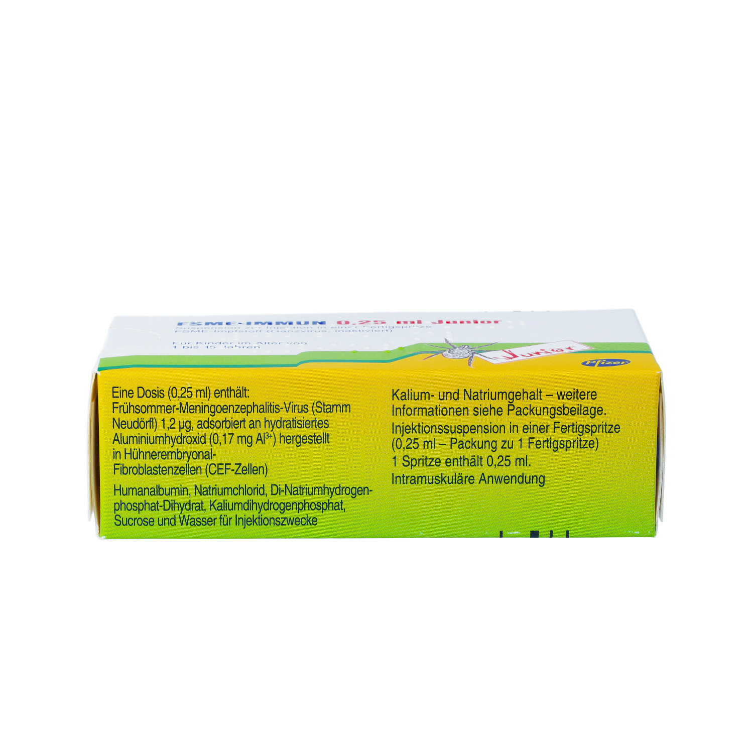 FSME-IMMUN 0,25 ml Junior Injek.Sus.i.e.FS.o.Kan.