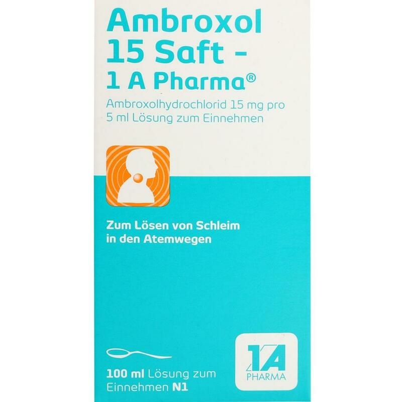 AMBROXOL 15 Saft-1A Pharma