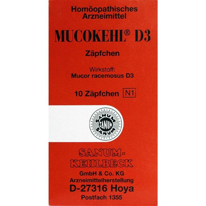 MUCOKEHL D 3 Zäpfchen
