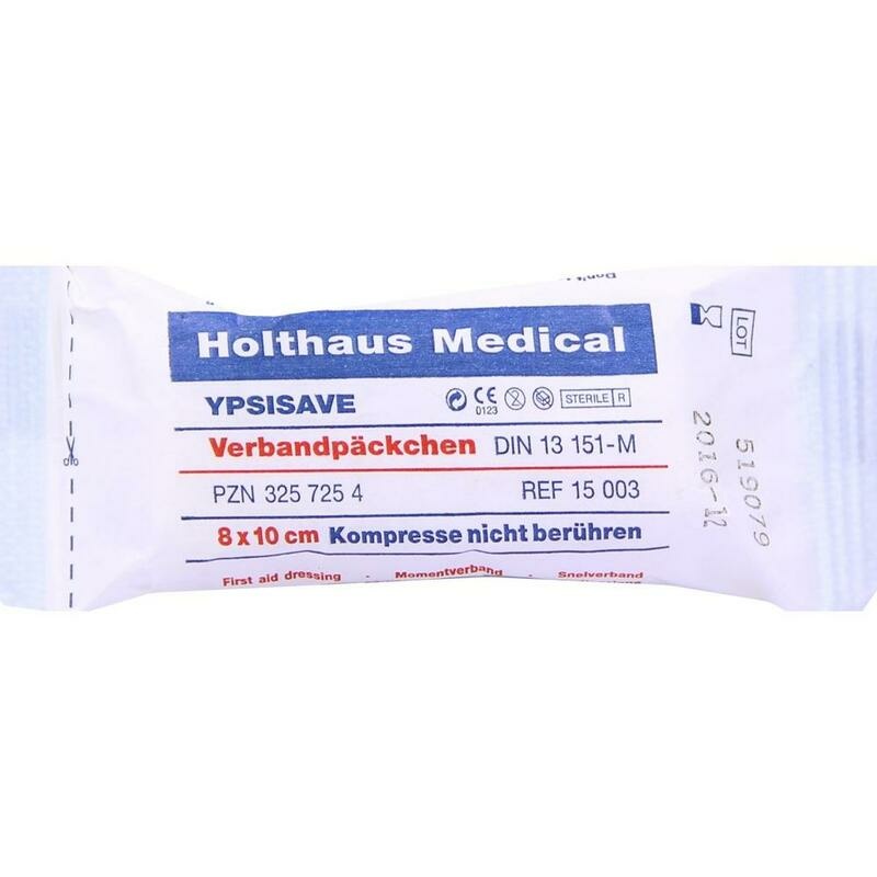 VERBANDPÄCKCHEN YPSISAVE 8x10 cm mittel