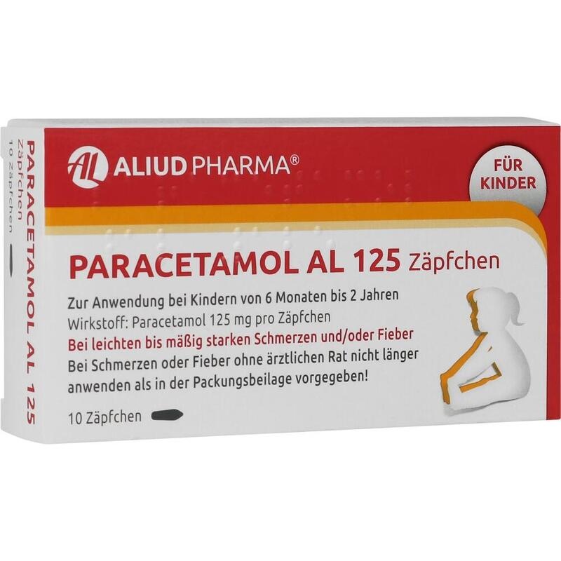 PARACETAMOL AL 125 Säuglings-Suppos.