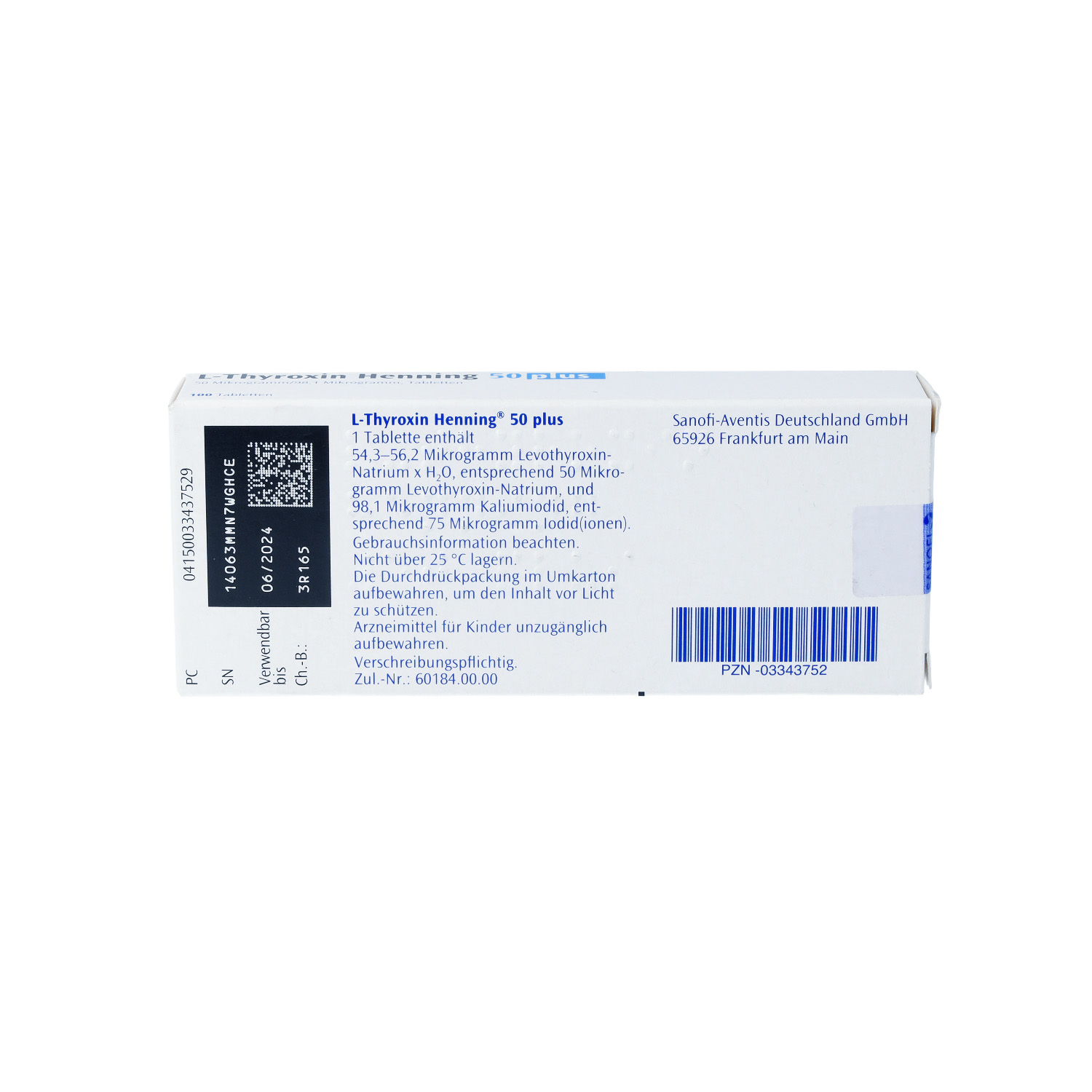 L-THYROXIN 50 Henning Plus Tabletten