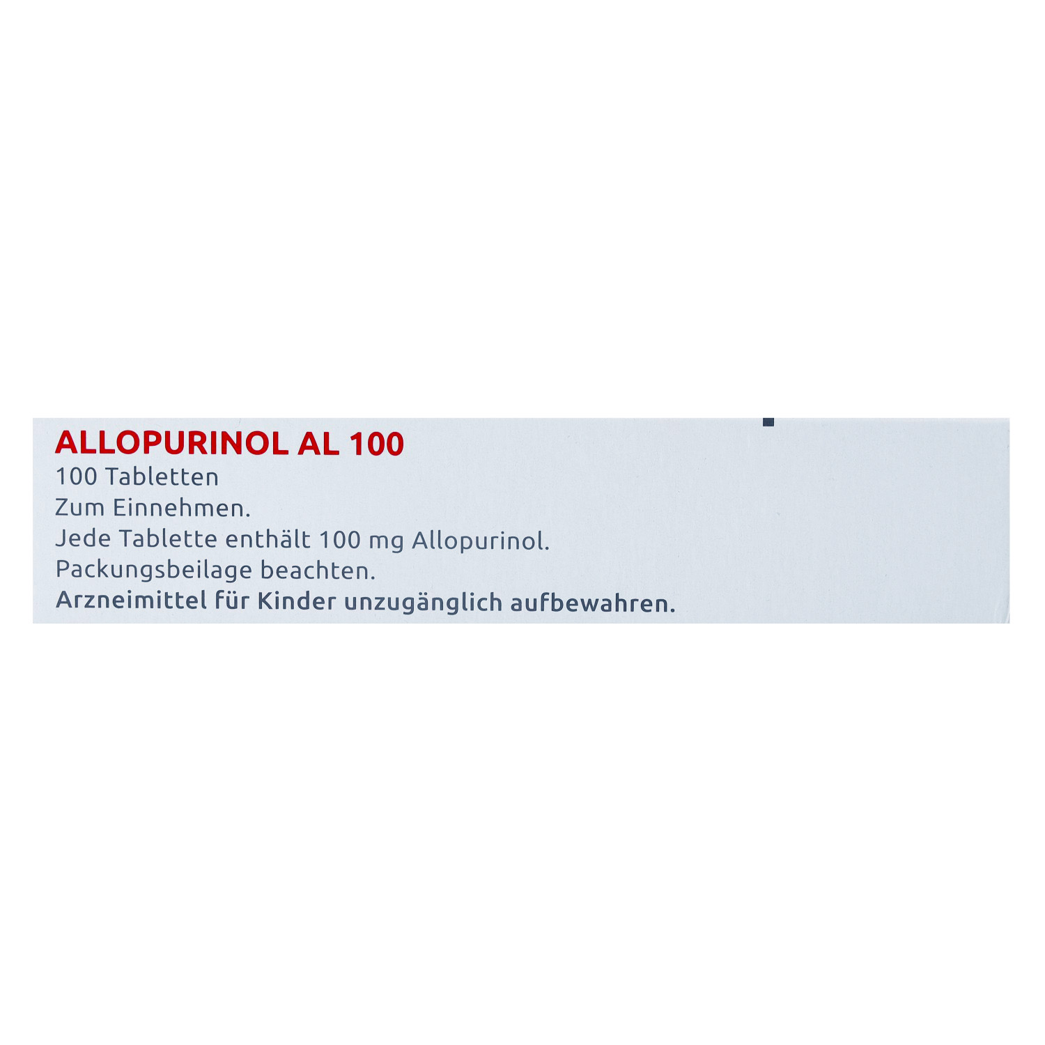 ALLOPURINOL AL 100 Tabletten