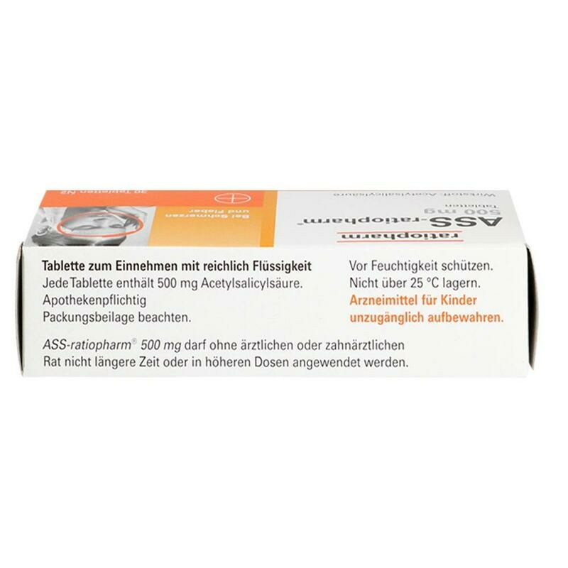 ASS-ratiopharm 500 mg Tabletten